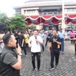 Senam Bersama Warnai Peringatan HUT Bhayangkara ke-79