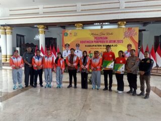 Sidoarjo Berangkatkan 500 Atlet Gelombang Kedua Porprov Jatim IX 2025