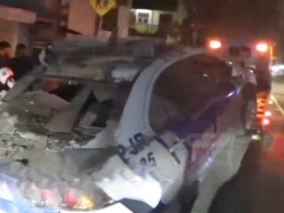 Tiga Kendaraan Terlibat Kecelakaan di Burneh, Polisi Temukan Rokok Ilegal dalam Mobil