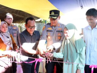 Wujud Nyata Polri Untuk Masyarakat, Kapolres Kotamobagu Resmikan Bedah Rumah Warga Molinow