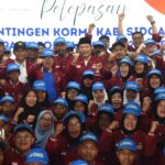 Bupati Sidoarjo Berangkatkan 250 Kontingen Kormi ke Fornas VIII 2025 di NTB