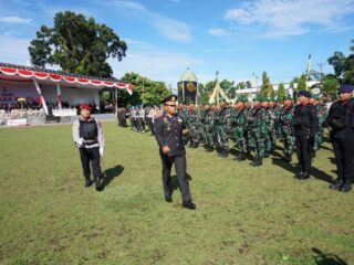 Defile Pasukan Warnai Kemeriahan Hari Bhayangkara ke-79 di Kotamobagu