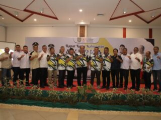 Hadiri Rakerkab KONI di Parapat, Bupati Asahan Tegaskan Komitmen Dukung Olahraga 