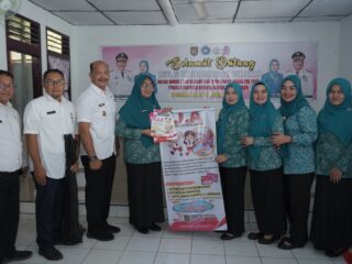 Ketua TP. PKK Kabupaten Asahan Gelar Sosialisasikan dan Monitoring IVA Test di Kecamatan Aek Songsongan