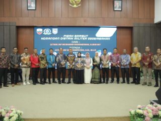Pemkab Asahan Gelar Pisah Sambut Dandim 0208/Asahan dari Letkol Inf Muhammad Basserewan, S.Hub.Int kepada Letkol Inf Edy Syahputra, S.H., M.I.P