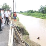 Plt Bupati Sidoarjo Tinjau Langsung Lokasi Tanah Amblas di Prambon
