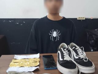 Polres Bitung Tangkap Pemuda Pembawa Ganja di Pelabuhan Samudera