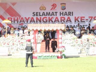 Polres Kotamobagu Sukses Gelar Upacara Hari Bhayangkara ke-79