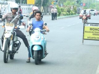 Satlantas Polres Bangkalan Tindak 1.384 Pelanggar Selama Operasi Patuh Semeru 2025