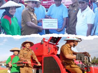 Perkuat sektor Pertanian, SJL-MAP Salurkan Bantuan Alat Dan Mesin Pertanian Jenis Combine Harvester