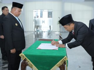 Dr. Bukit Buchori Siagian Resmi Jabat Kepala Pelaksana BPBD Asahan