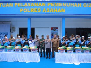Kapolda Sumut dan Bupati Asahan Resmikan Grand Launching Operasional SPPG Polres Asahan
