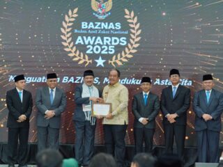 Penguatan Zakat di Asahan Diakui Nasional, Bupati Dianugerahi BAZNAS Awards 2025