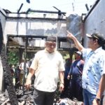 Bupati Sidoarjo Subandi Tinjau Rumah Warga Korban Kebakaran