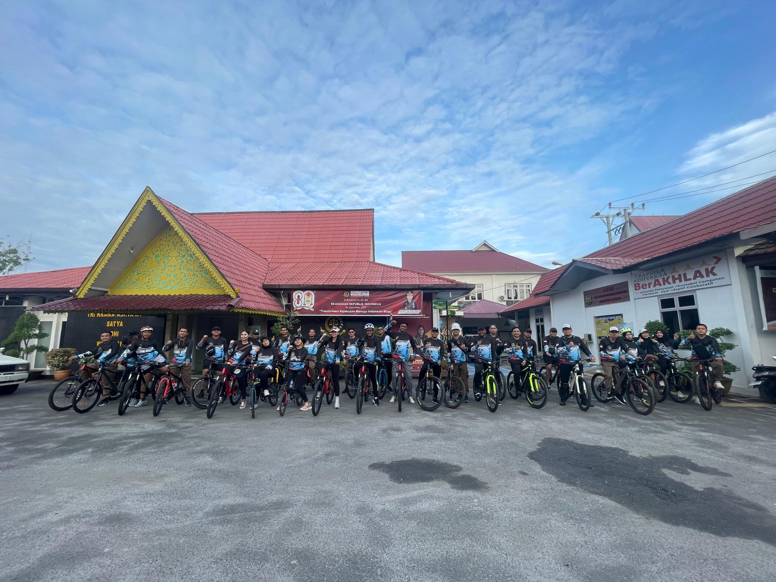 Kejari Asahan Gelar Jelajah Adhyaksa Sejauh 15 Km