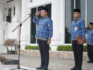 Pimpin Upacara HKN, Wabup Asahan Tekankan ASN Harus Kompak, Berintegritas, dan Melayani dengan Sepenuh Hati