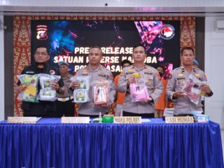 Polres Asahan Gagalkan Penyelundupan 18 Kg Sabu, 7.000 Butir Ekstasi, dan 3.000 Butir Happy Five 