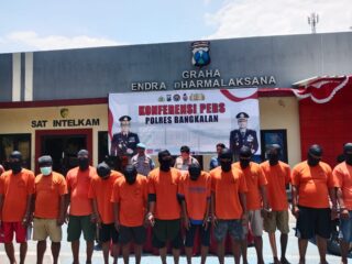 Operasi Tumpas Semeru 2025, Polres Bangkalan Bekuk 18 Tersangka Narkoba