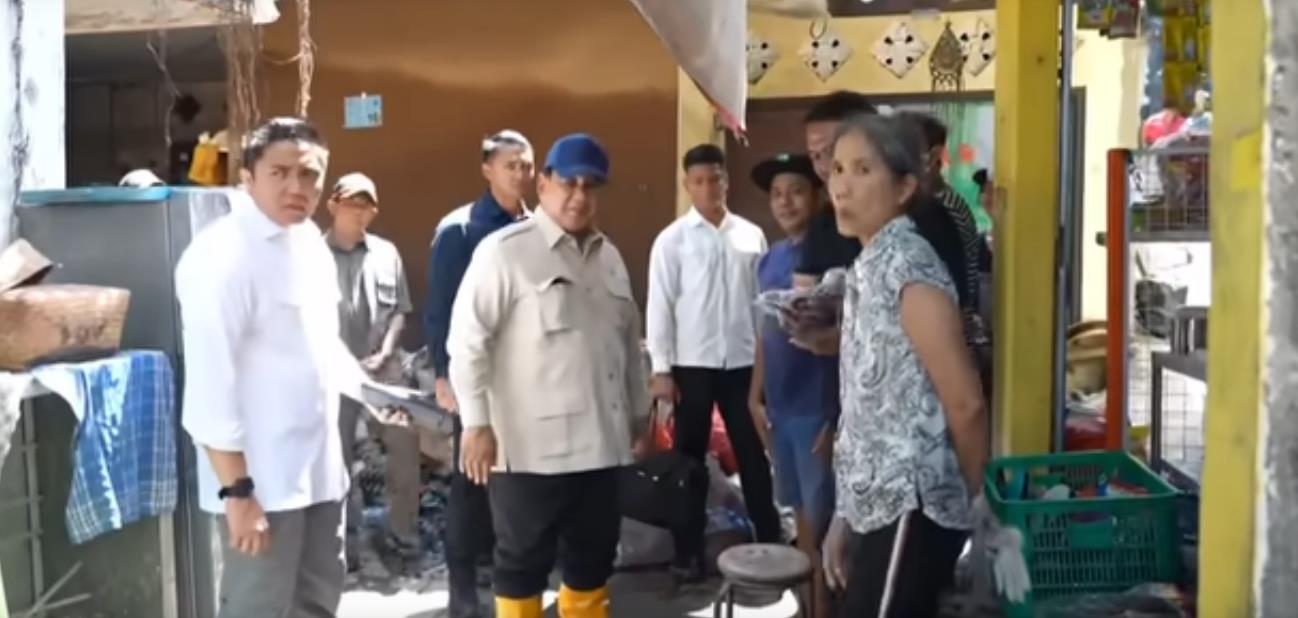Presiden Prabowo Tinjau Lokasi Banjir di Bali, Janjikan Penanganan Cepat