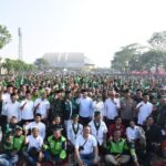 Ribuan Ojol Sidoarjo Gelar Doa Bersama untuk Almarhum Affan Kurniawan