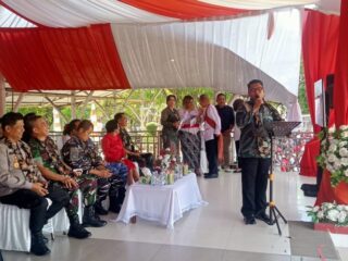 Wakili Gubernur Sulut, Pj Sekprov Tahlis Gallang Hadiri Festival Seni Budaya Bantik