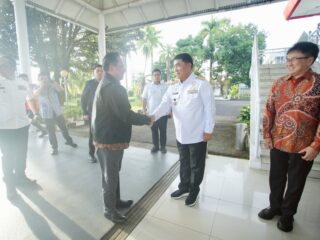 Gubernur Yulius Sambut Hangat Kunker Mendagri RI