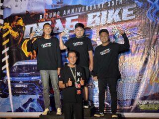 Ain Gallang Sukses Naik Podium Drag Race Bitung Tahun 2025