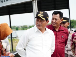 Pemkab Sidoarjo Genjot Proyek Beton Jalan Kalanganyar–Segorotambak