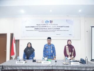 Dukung Pelestarian dan Revitalisasi bahasa Daerah Pemkab Bolmut Gelar Uji Kamus dwibahasa Iindonesia 