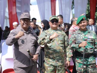 Pemkab Asahan Hadiri Upacara HUT ke-80 TNI di Dua Lokasi