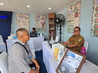 Stand Pemkab Asahan Sediakan Pelayanan Publik di PSBD ke-VI Tahun 2025