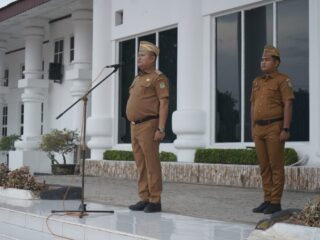 Wakil Bupati Asahan Pimpin Apel Gabungan Awal Bulan Oktober 2025