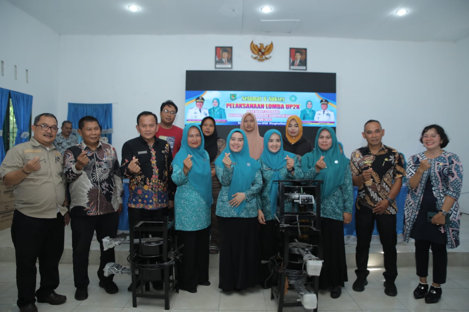 TP. PKK Kabupaten Asahan Gelar Evaluasi Lomba UP2K di Desa Bunut Sebrang