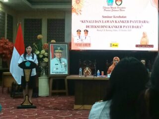 DPW dan Dinkes Sulut Gelar Seminar Kesehatan Terkait Pencegahan Kanker Payudara 