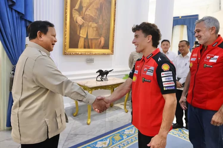 Marc Marquez Disambut Presiden Prabowo, Mario Aji dan Veda Ega Dapat Dukungan Penuh