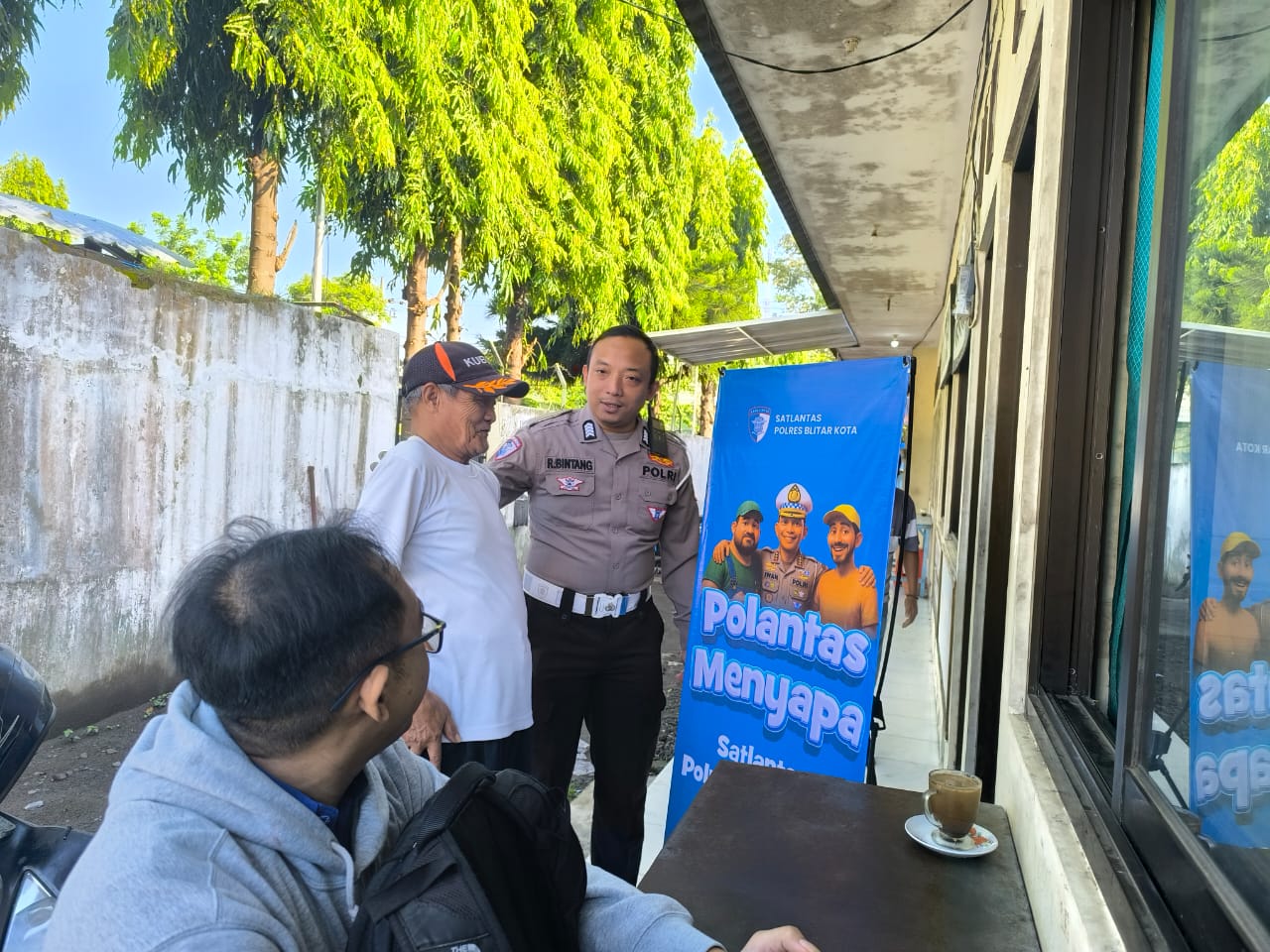 Polantas Menyapa dan SILALU, Jurus Jitu Polres Blitar Kota Tingkatkan Kesadaran Lalu Lintas