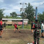 Satgas TMMD ke-126 Kodim 0816 Sidoarjo Gelar Olahraga Bersama Pemuda Karang Taruna