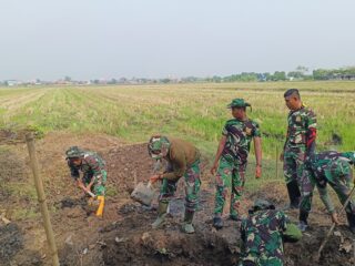 Satgas TMMD ke-126 Kodim 0816 Sidoarjo Wujudkan Akses Air Bersih di Desa Kedondong