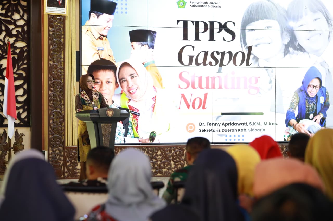 Sekda Sidoarjo Ajak TPPS Bersinergi Tangani Akar Masalah Stunting