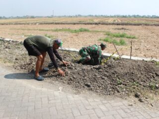 Semangat Gotong Royong Warnai TMMD ke-126 Kodim 0816 Sidoarjo