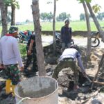 TMMD ke-126 Kodim 0816 Sidoarjo Bangun Rumah Warga di Desa Kedondong