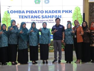 TP PKK Sidoarjo Gelar Lomba Pidato dan Sosialisasikan Strategi Pengelolaan Sampah