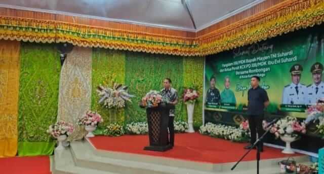 Wali Kota Kotamobagu Sambut Kunjungan Kerja Pangdam XIII/Merdeka Mayjen TNI Suhardi