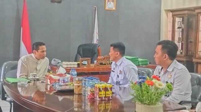 Wali Kota Wenny Gaib Terima Kunjunga Kepala Rutan Kelas IIB, Bahas Pembangunan Fasilitas Baru