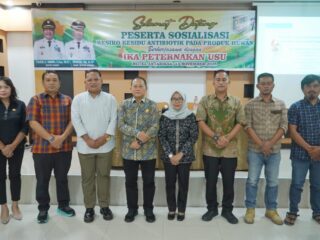 Dinas Peternakan dan Kesehatan Hewan Kabupaten Asahan Gelar Sosialisasi Risiko Residu Antibiotik