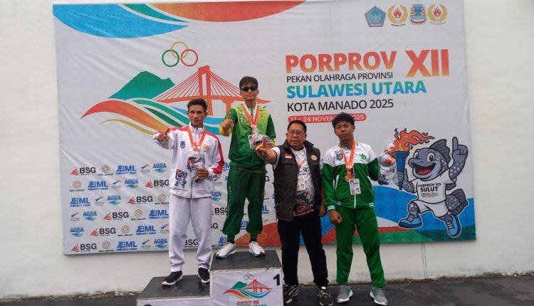Akuatik Kotamobagu Sumbang Tiga Emas di Hari Pertama Porprov XII Sulut 2025