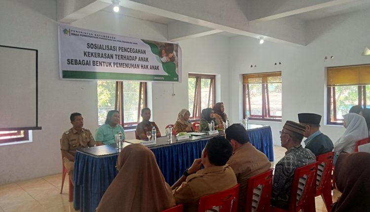 DP3A Kotamobagu Gelar Sosialisasi Pencegahan Kekerasan Terhadap Anak