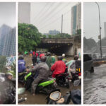 Jakarta Diguyur Hujan Deras Sejak Siang, Kawasan Cawang Terendam Banjir dan Macet Panjang