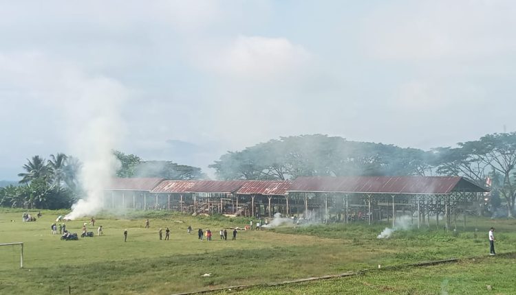 Pemkot Kotamobagu Gelar Kerja Bakti di Stadion Gelora Ambang, Siapkan Tahap Rehabilitasi