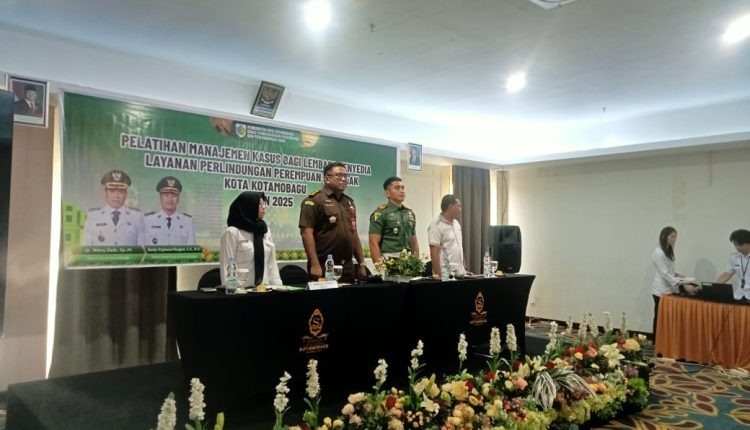 Pemkot Kotamobagu Gelar Pelatihan Manajemen Kasus Perlindungan Perempuan dan Anak